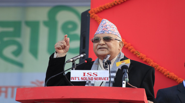 विकासको लागि एमाले आवश्यक छ : अध्यक्ष ओली